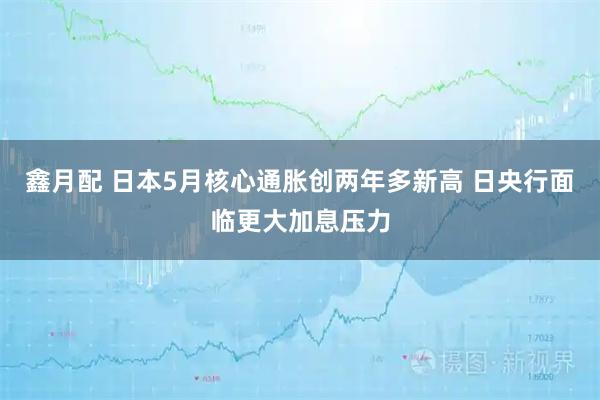 鑫月配 日本5月核心通胀创两年多新高 日央行面临更大加息压力