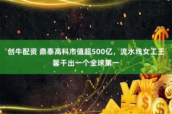 创牛配资 鼎泰高科市值超500亿,流水线女工王馨干出一个全球第一