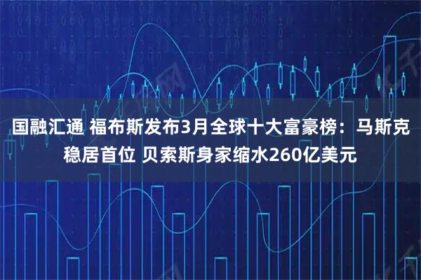 国融汇通 福布斯发布3月全球十大富豪榜：马斯克稳居首位 贝索斯身家缩水260亿美元